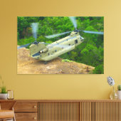CH-47F CHINOOK 32x48 キャンバスプリント (インサイチュ (リビング))