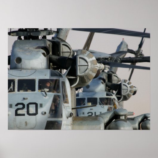 CH-53スタリオンすごいヘリコプター ポスター (正面)