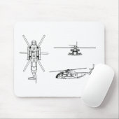 CH-53海の種馬 マウスパッド (マウス)