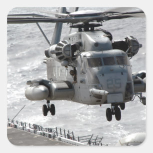 CH-53Eによってすごい種馬のヘリコプター スクエアシール