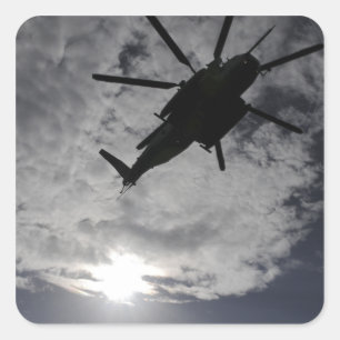CH-53Eの低角度ビュー スクエアシール
