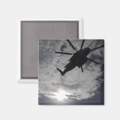 CH-53Eの低角度ビュー マグネット (正面/裏面)