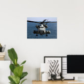 CH-53Eスタリすごいオンヘリコプター ポスター (ホームオフィス)