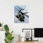 CH-53Eスタリすごいオンヘリコプター ポスター (ホームオフィス)
