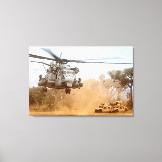 CH-53Eスタリすごいオン24x36 キャンバスプリント (正面)