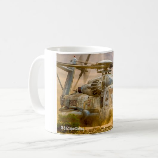 CH-53Eスタリすごいオン コーヒーマグカップ (正面左)