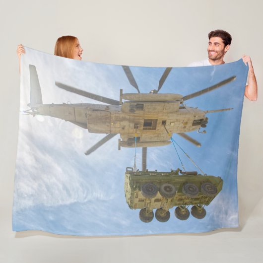 CH-53Eスタリすごいオン フリースブランケット (インサイチュ)