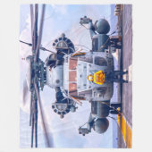 CH-53Eスタリすごいオン フリースブランケット (正面)