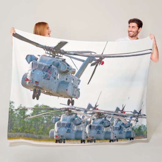 CH-53Kキングスタリオン フリースブランケット (インサイチュ)