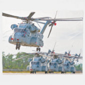 CH-53Kキングスタリオン フリースブランケット (正面(横))