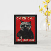 CH CH CH...Meow Meow カード (黄色い花)