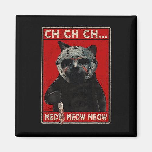 CH CH CH...Meow Meow マグネット (正面)