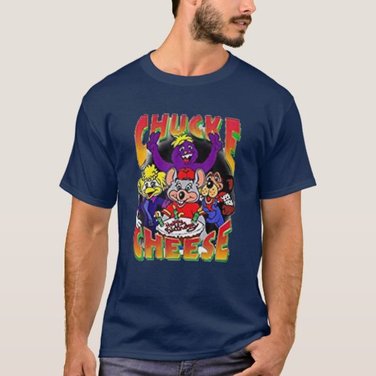 Ch[Chu.Ck] E [Chee.Se!]クリスマス Tシャツ (正面)