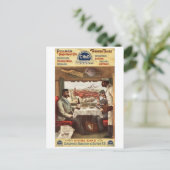 CH&Dプルマンダイニングカー1894 ポストカード (スタンド正面)