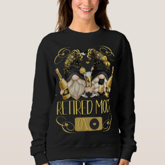 Chaおもしろい付き女性の除退職した職格言 スウェットシャツ