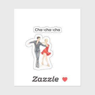 Cha-cha-cha sticker シール