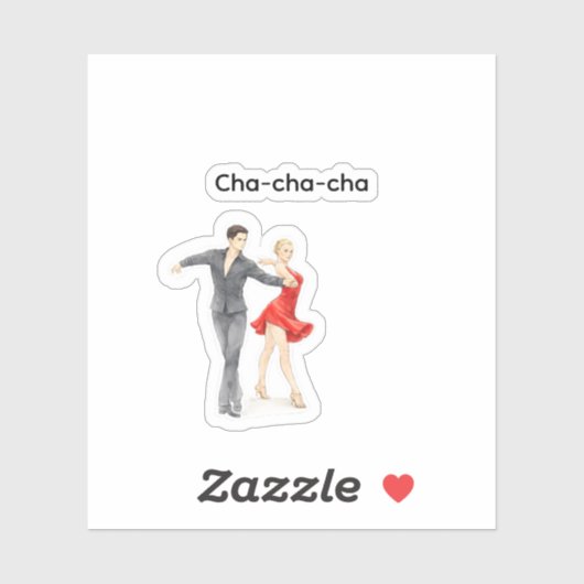 Cha-cha-cha sticker シール (シート)