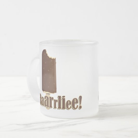 Chaaarrliee! フロストグラスマグカップ (正面左)