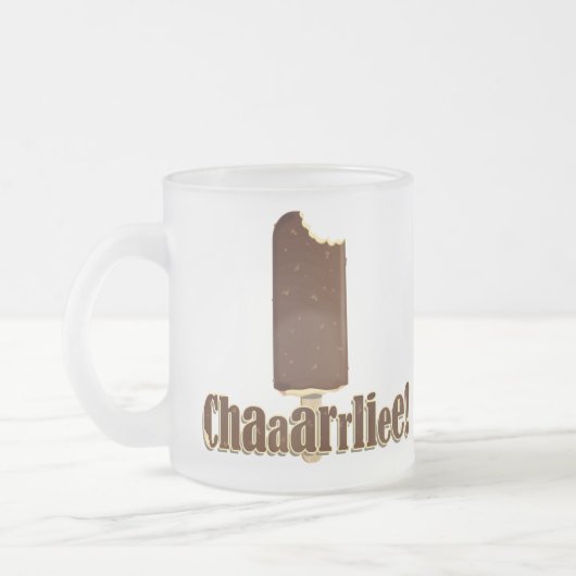 Chaaarrliee! フロストグラスマグカップ (左)