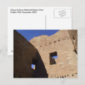 Chaco文化国民の史跡公園 ポストカード (正面/裏面)