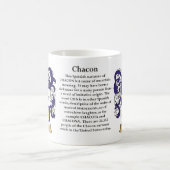 Chacon、起源、意味および頂上のマグ コーヒーマグカップ (中央)