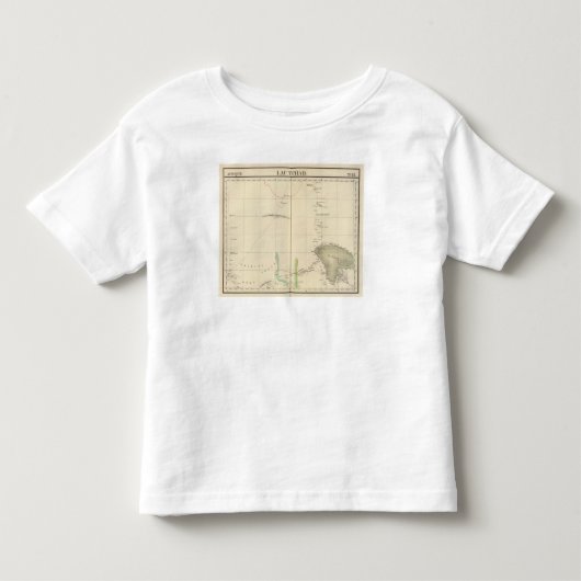 chad湖の地域、アフリカ トドラーTシャツ (正面)