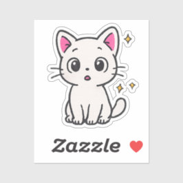 Chad 90s Glitter Gel Pen Style transparent sticker シール