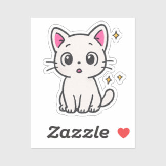 Chad 90s Glitter Gel Pen Style transparent sticker シール