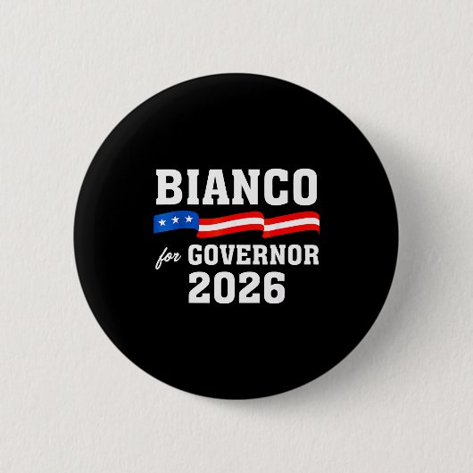 Chad Bianco For Governor Of California 2026  缶バッジ (正面)
