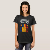 Chad Chadian Chad Flag Happiest When Im In Chad Tシャツ (正面フル)