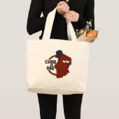 chadisrad.comの本管のロゴ ラージトートバッグ (正面(商品))