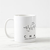 Chadwickペプチド名mag コーヒーマグカップ (左)