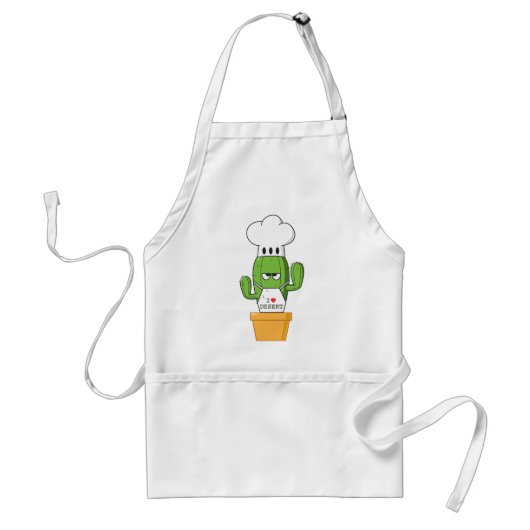 Chadwick扱いにくいサボテン スタンダードエプロン (正面)