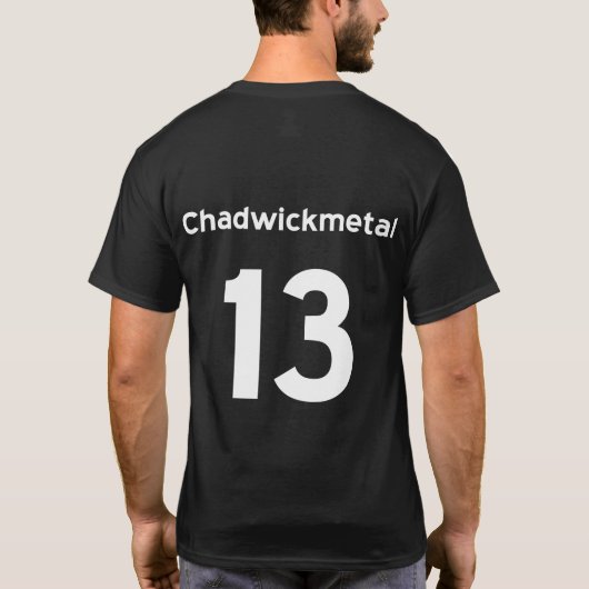 Chadwickmetal Tシャツ (裏面)