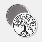 CHAIとの生活の木 マグネット (正面/裏面)