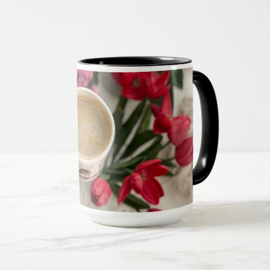 Chai & Coffee Mug – Warm Beverage Lovers Ceramic C マグカップ (正面右)