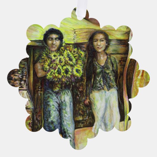 ChaIiengeのシスチンChapeI相 オーナメントカード (正面)