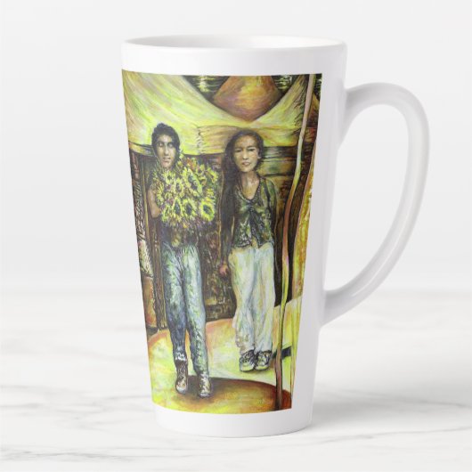 ChaIiengeのシスチンChapeI相 カフェラテマグ (右)