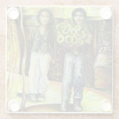 ChaIiengeのシスチンChapeI相 ガラスコースター (裏面)