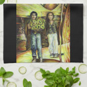 ChaIiengeのシスチンChapeI相 キッチンタオル (折り畳み)