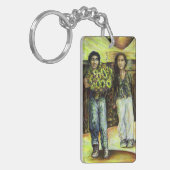 ChaIiengeのシスチンChapeI相 キーホルダー (正面左)