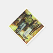 ChaIiengeのシスチンChapeI相 スタンダードカクテルナプキン (角)