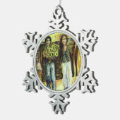 ChaIiengeのシスチンChapeI相 スノーフレークピューターオーナメント (右)