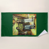 ChaIiengeのシスチンChapeI相 ビーチタオル (正面)