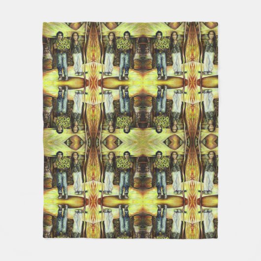 ChaIiengeのシスチンChapeI相 フリースブランケット (正面)