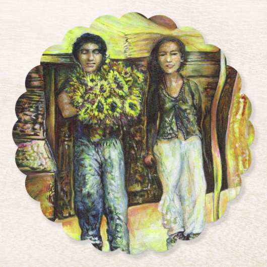 ChaIiEnge紙CoasteのSistine ChapeI段階 ペーパーコースター (正面)