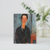 Chaim Soutine by Amedeo Modigliani ポストカード (スタンド正面)