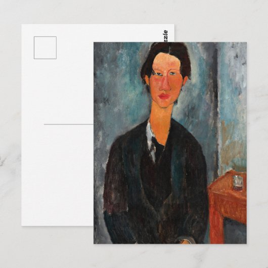 Chaim Soutine by Amedeo Modigliani ポストカード (正面/裏面)
