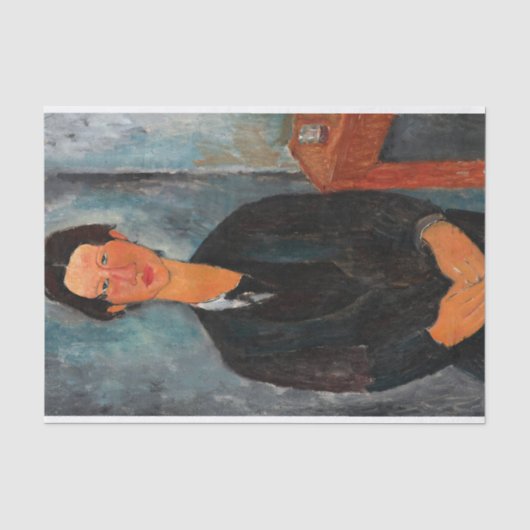 Chaim Soutine by Amedeo Modigliani 薄葉紙 (正面)