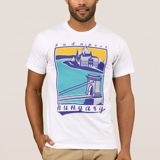 Chain Bridge - Budapest Forever! collection Tシャツ (正面)